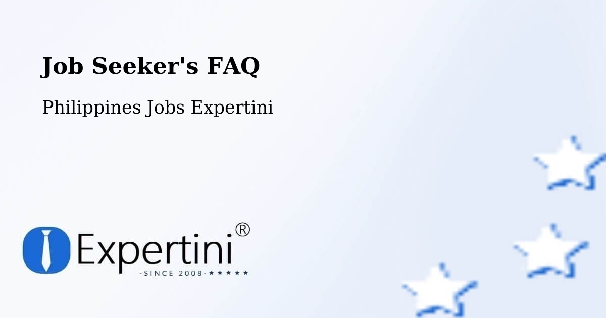 Job Seeker FAQ – Cabangan - Philippines Jobs Expertini