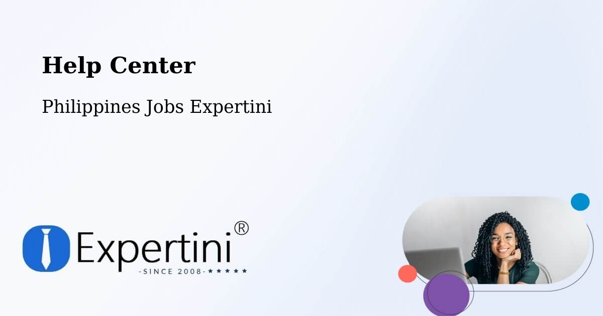 Help Center – Cabangan - Philippines Jobs Expertini