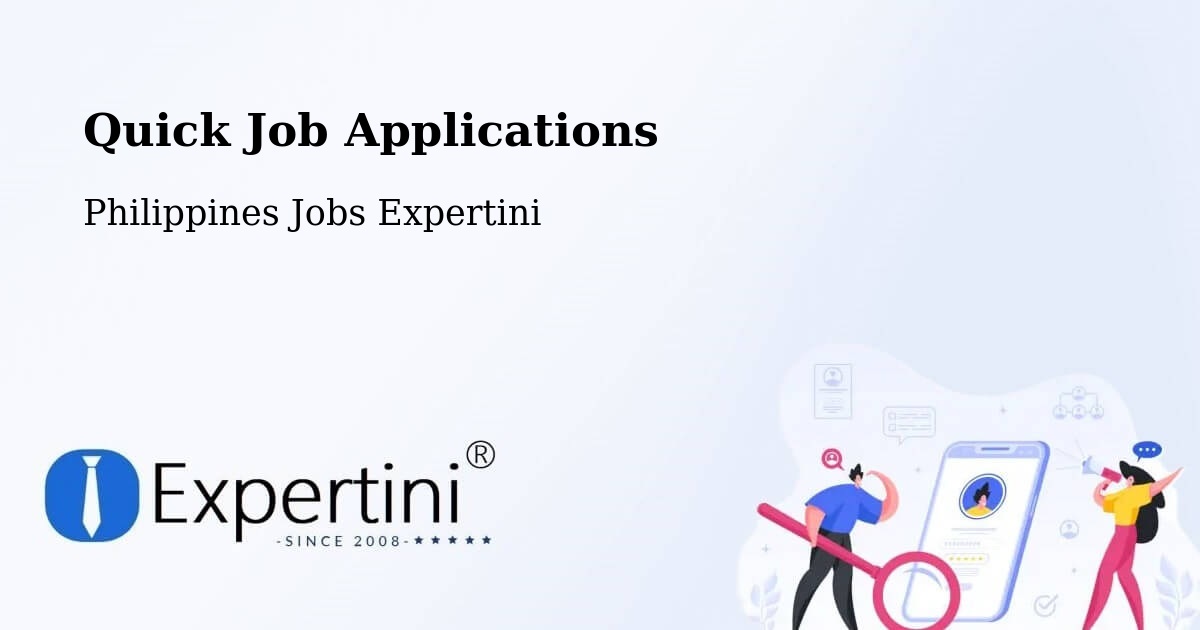 Quick Apply Feature – Cabangan - Philippines Jobs Expertini