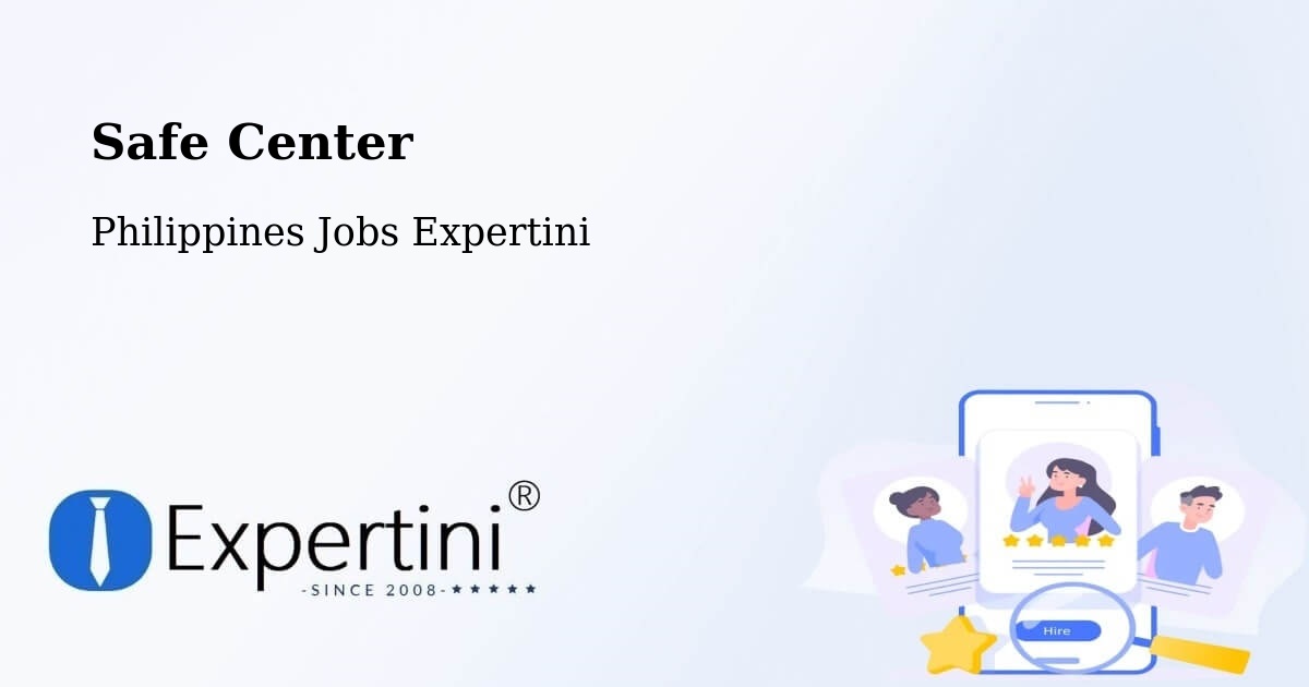 Safety Center – Cabangan - Philippines Jobs Expertini